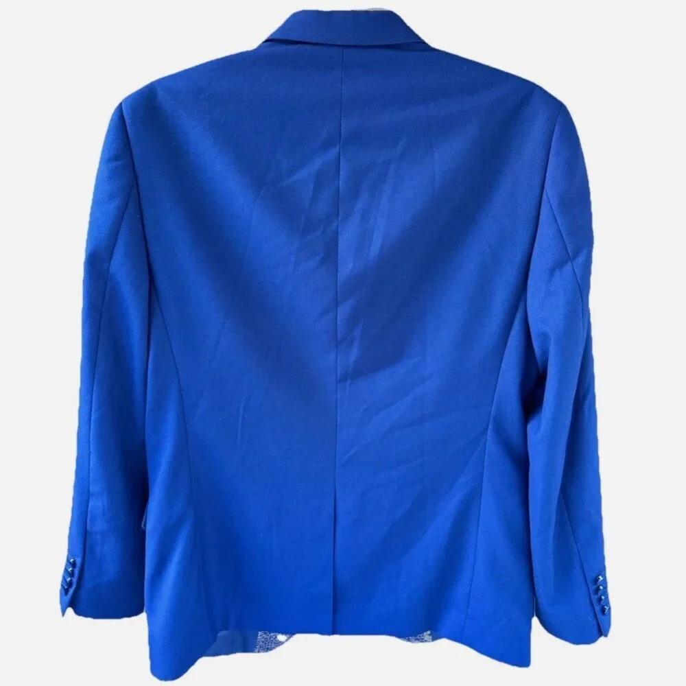 Vitali Men's Royal Blue Art Dress Up Suit Jacket Blazer Size S38